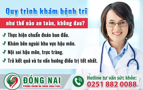 Quy trình khám bệnh trĩ an toàn không đau